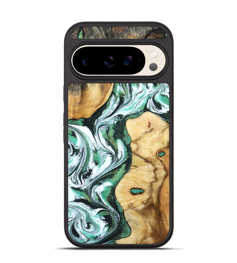 Pixel 10 Wood Phone Case - Simone (Green, 796131)