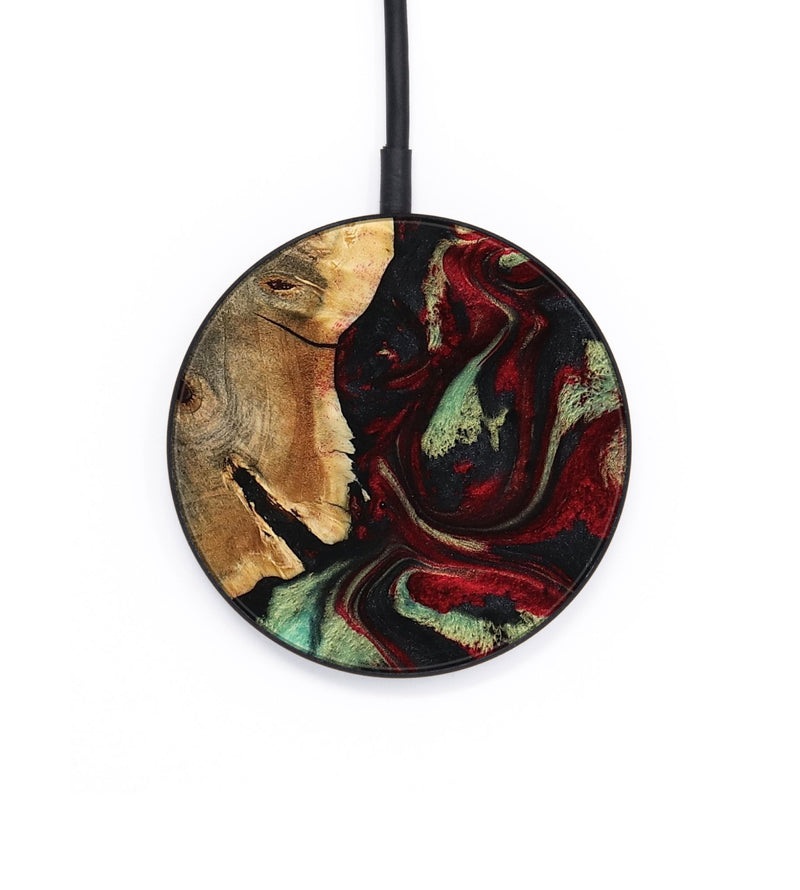 Circle Wood Wireless Charger - Margot (Red, 796193)