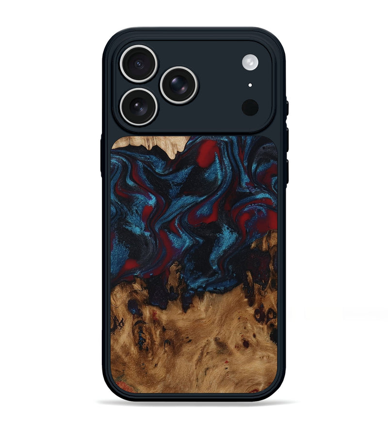 iPhone 17 Pro Max Wood Phone Case - Harmoni (Red, 796195)