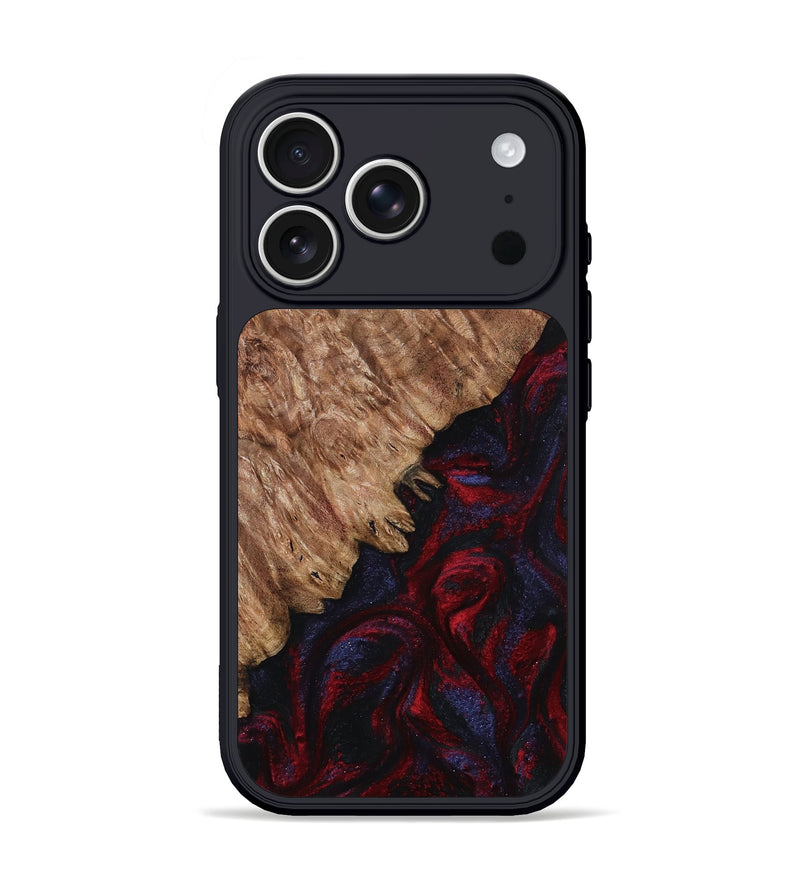 iPhone 17 Pro Wood Phone Case - Zakai (Red, 796197)