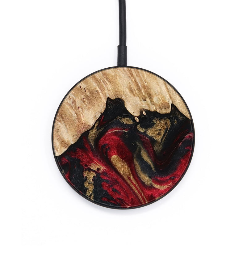 Circle Wood Wireless Charger - Aylin (Red, 796198)