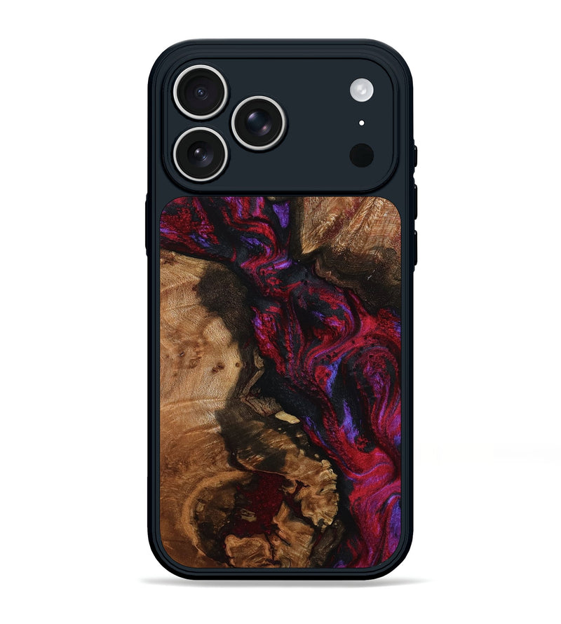 iPhone 17 Pro Max Wood Phone Case - Libby (Red, 796199)