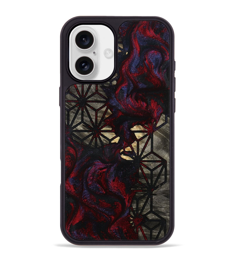 iPhone 16 Plus Wood Phone Case - Luvenia (Pattern, 796203)