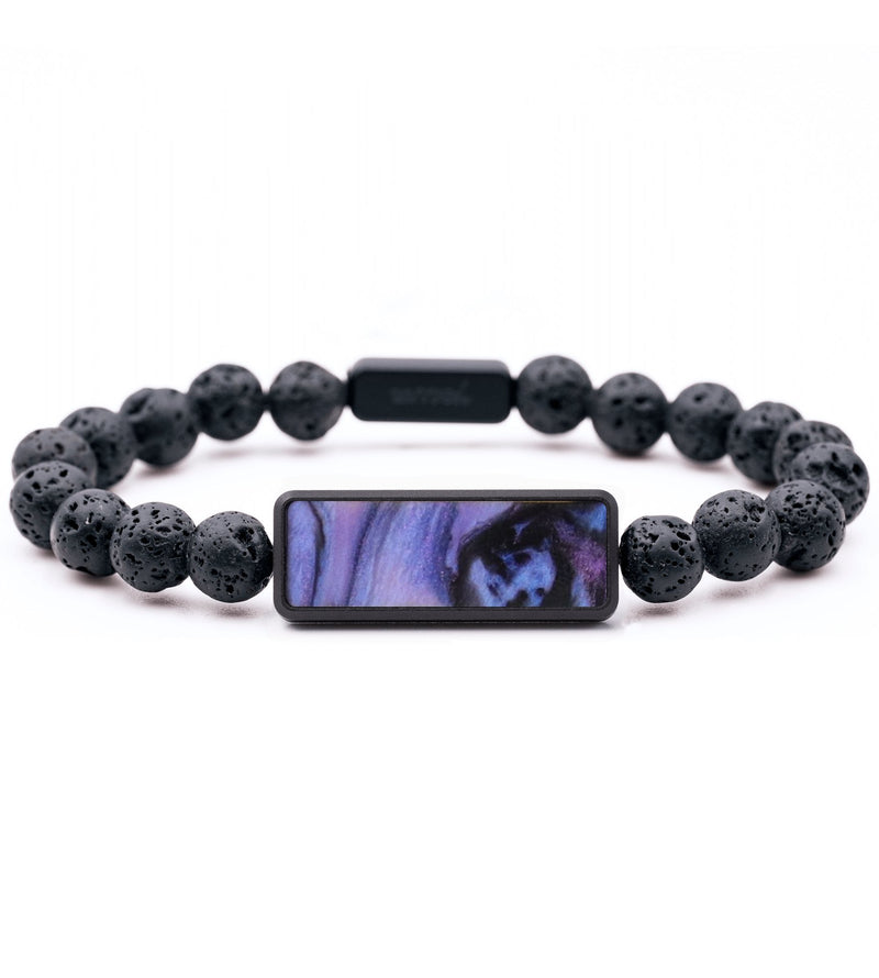 Lava Bead ResinArt Bracelet - Manuel (Purple, 796267)