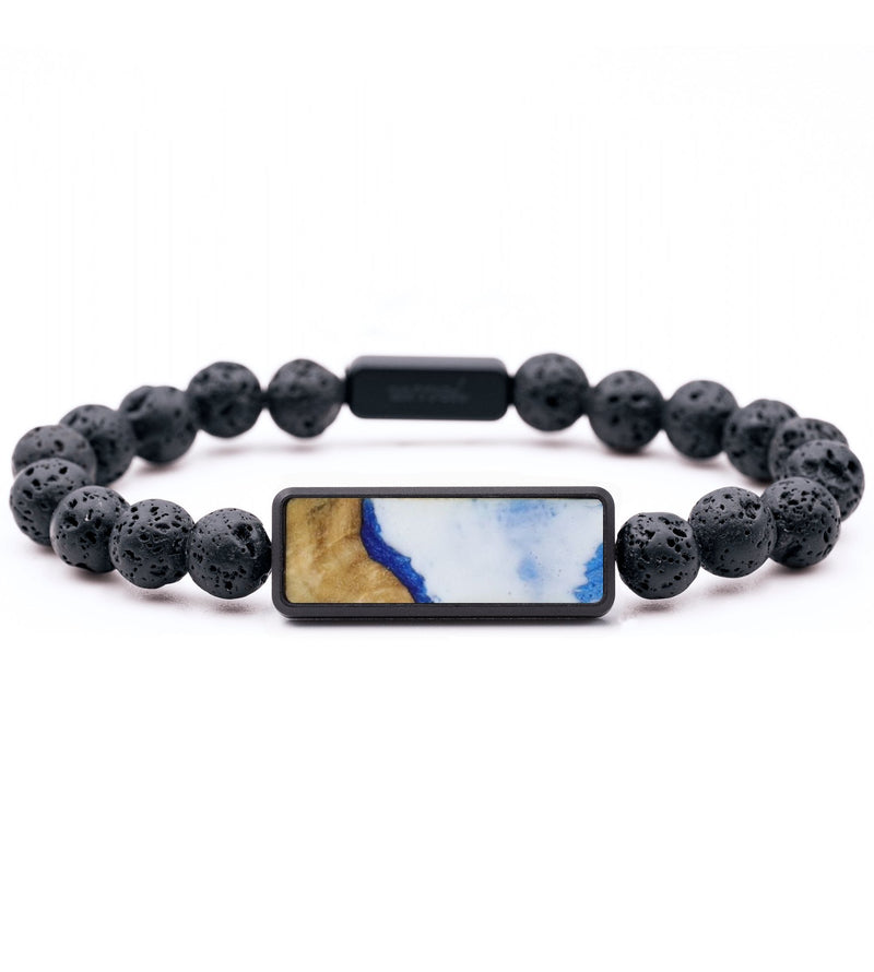 Lava Bead Wood Bracelet - Raul (Coastal, 796290)