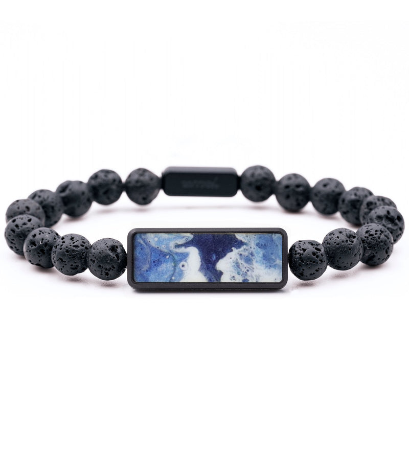 Lava Bead ResinArt Bracelet - Dominique (Coastal, 796293)