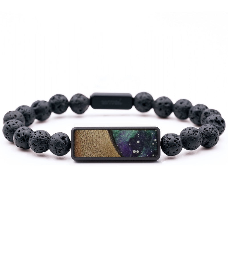 Lava Bead Wood Bracelet - Vonda (Cosmos, 796347)