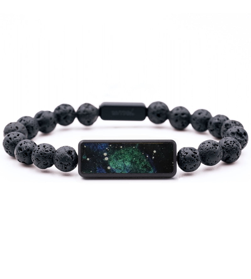Lava Bead ResinArt Bracelet - Kaylin (Cosmos, 796358)