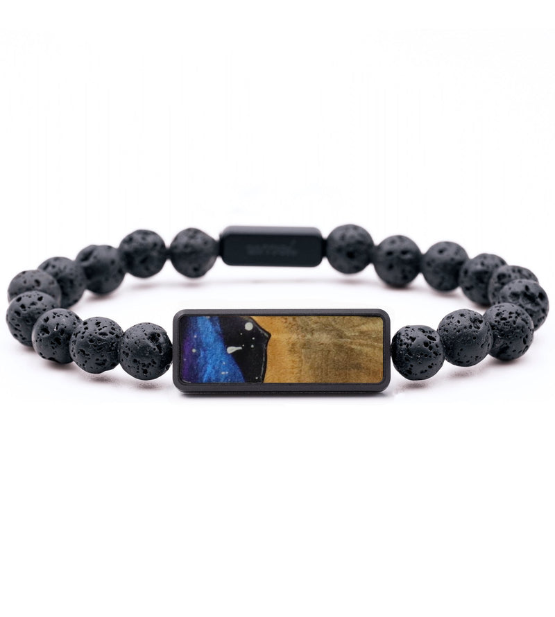 Lava Bead Wood Bracelet - Kaydence (Cosmos, 796362)