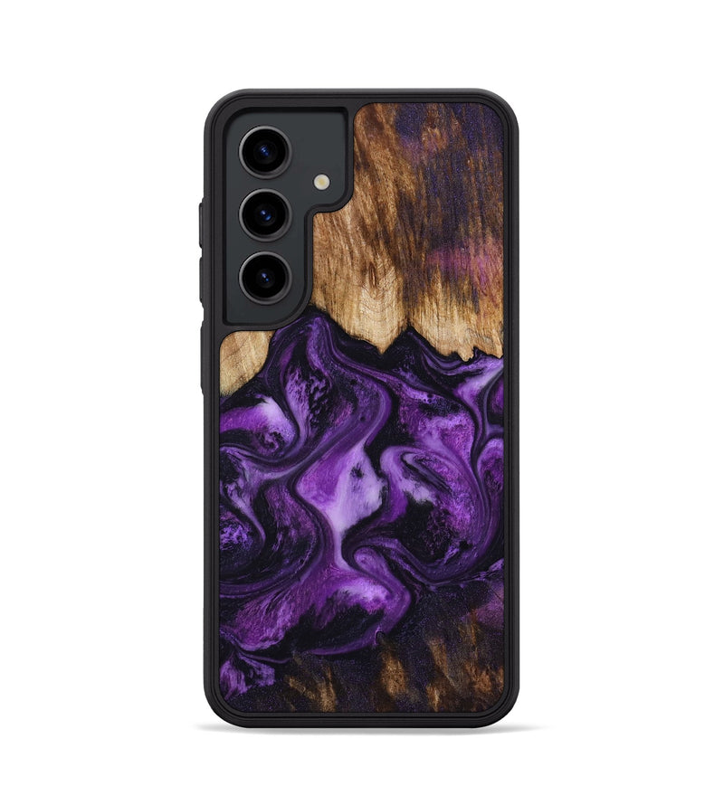 Galaxy S24 Wood Phone Case - Jett (Purple, 796410)