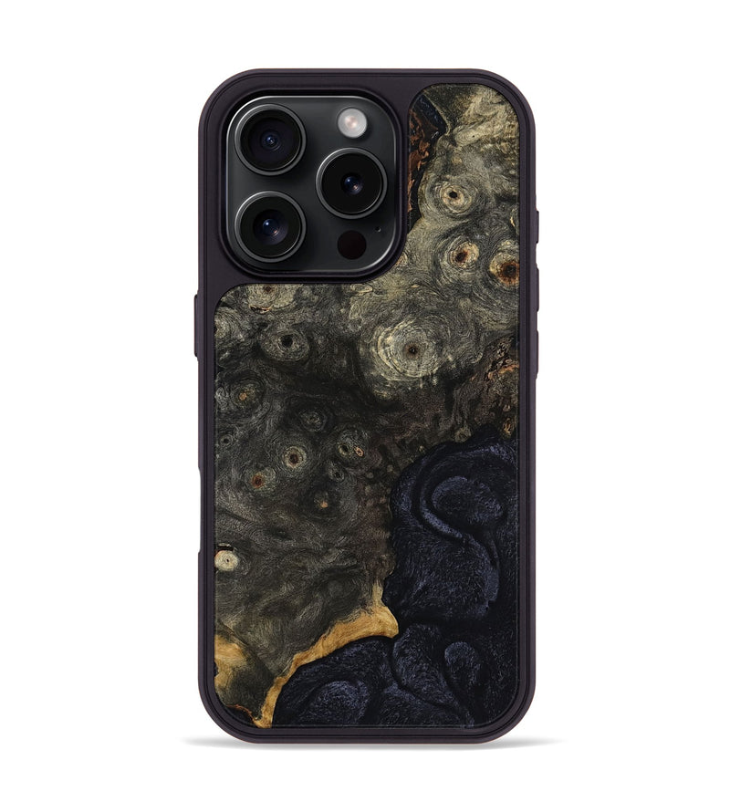 iPhone 16 Pro Wood Phone Case - Huey (Wood Burl, 796416)