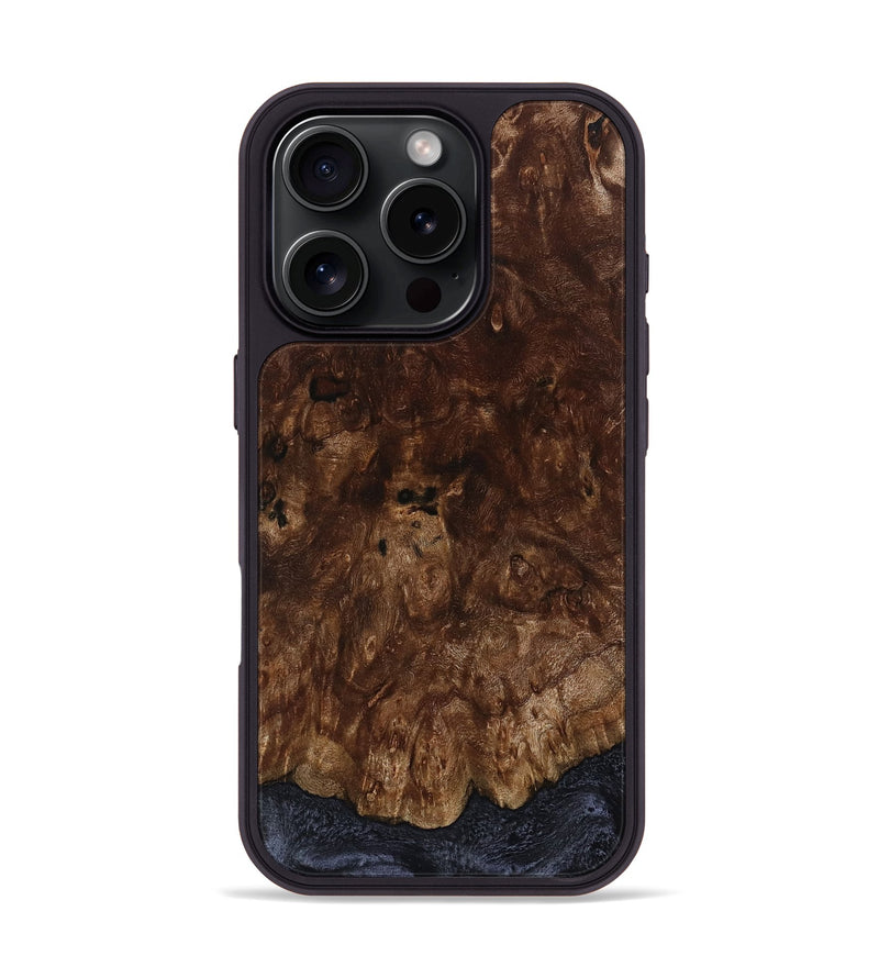 iPhone 16 Pro Wood Phone Case - Chaim (Wood Burl, 796422)