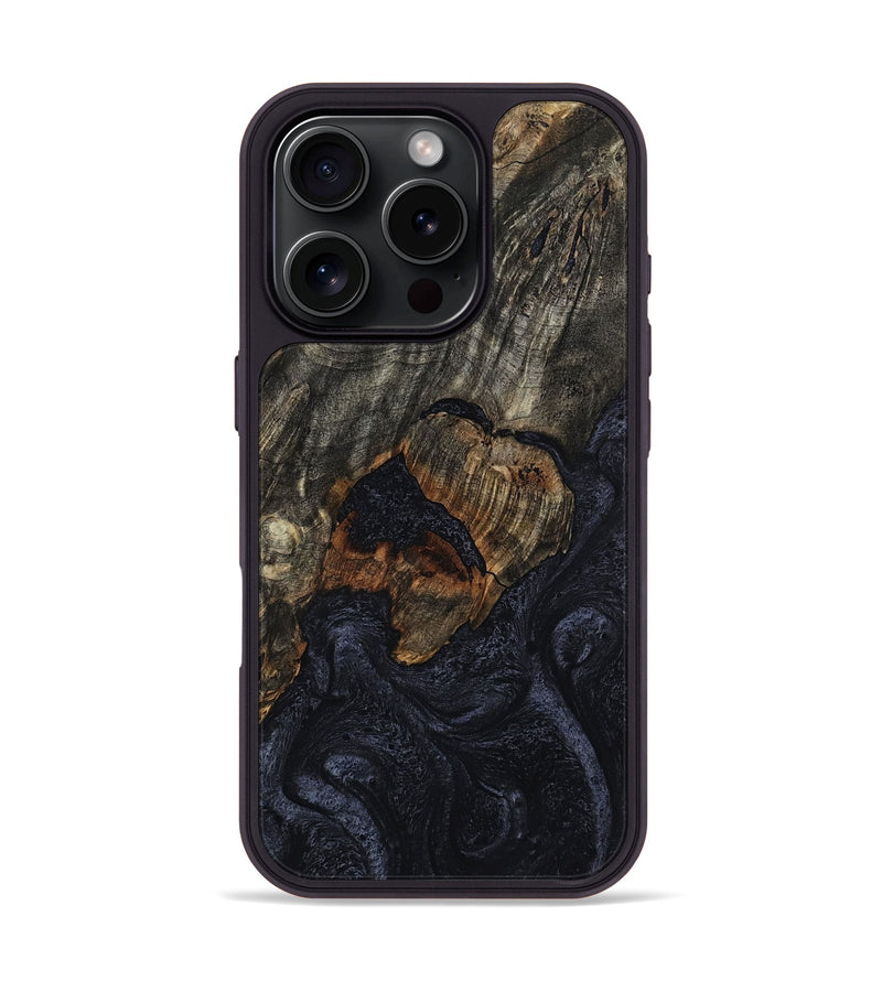 iPhone 16 Pro Wood Phone Case - Zella (Wood Burl, 796425)