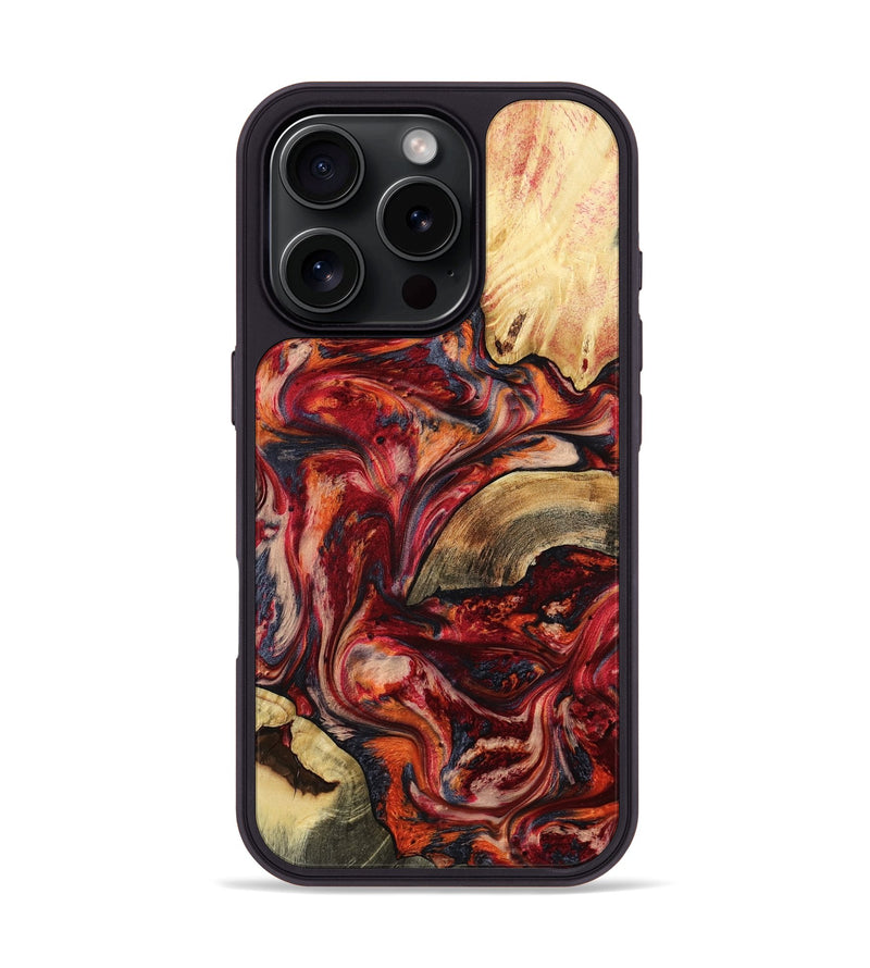 iPhone 16 Pro Wood Phone Case - Wylder (Red, 796497)