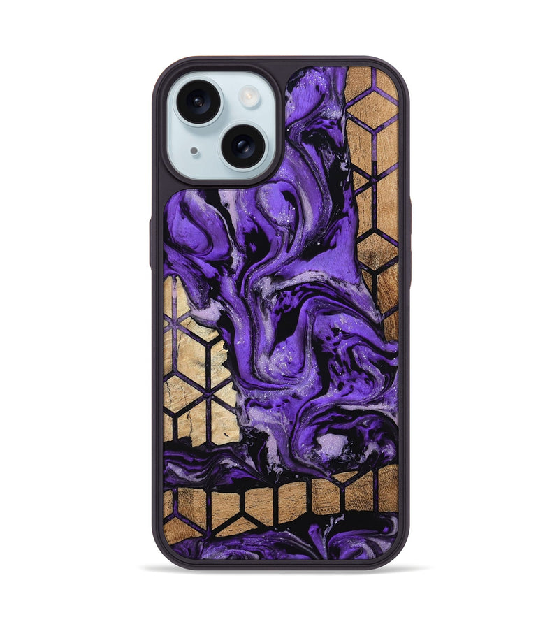 iPhone 15 Wood Phone Case - Jo (Pattern, 796520)