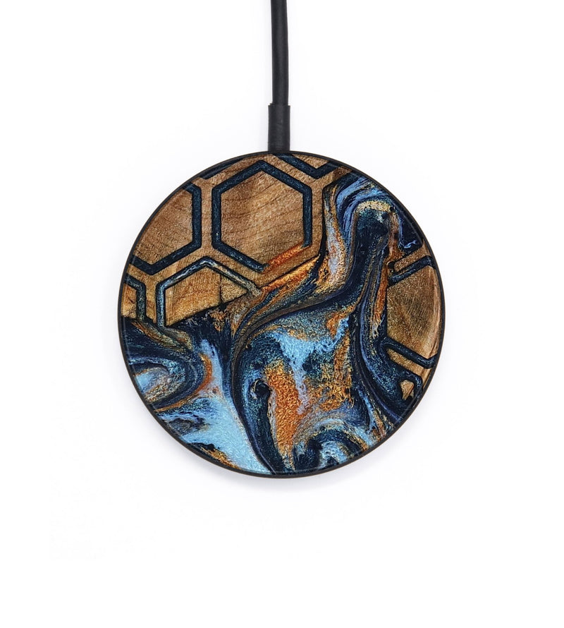Circle Wood Wireless Charger - Glen (Pattern, 796528)