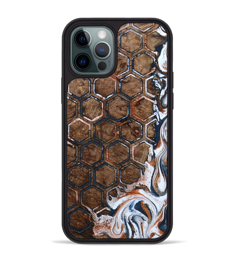 iPhone 12 Pro Max Wood Phone Case - Mose (Pattern, 796533)