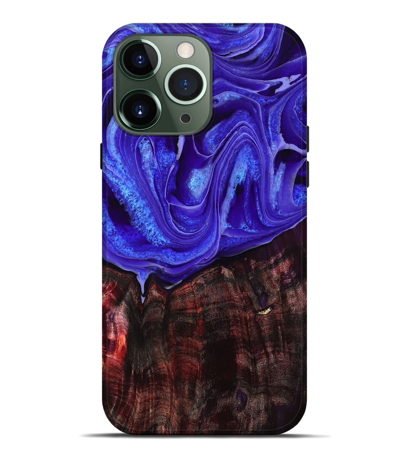 iPhone 13 Pro Max Wood Live Edge Phone Case - Jax (Purple, 796537)