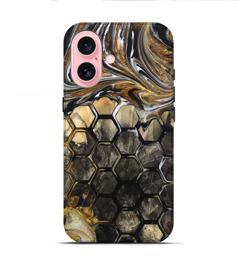 iPhone 16 Wood Live Edge Phone Case - Zina (Pattern, 796540)