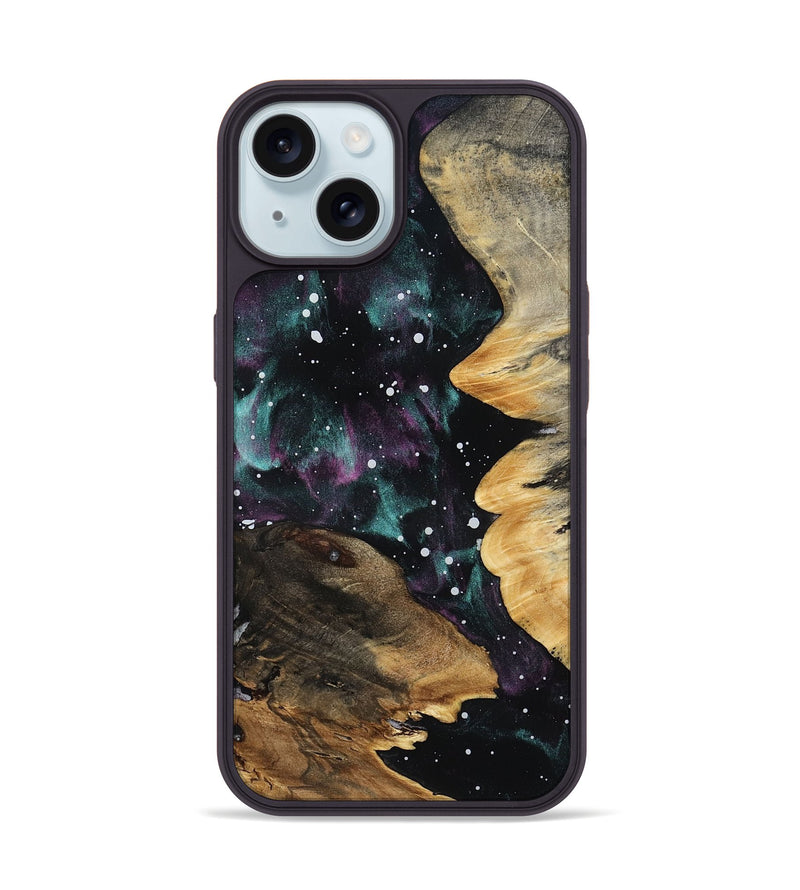 iPhone 15 Wood Phone Case - Lilyana (Cosmos, 796598)