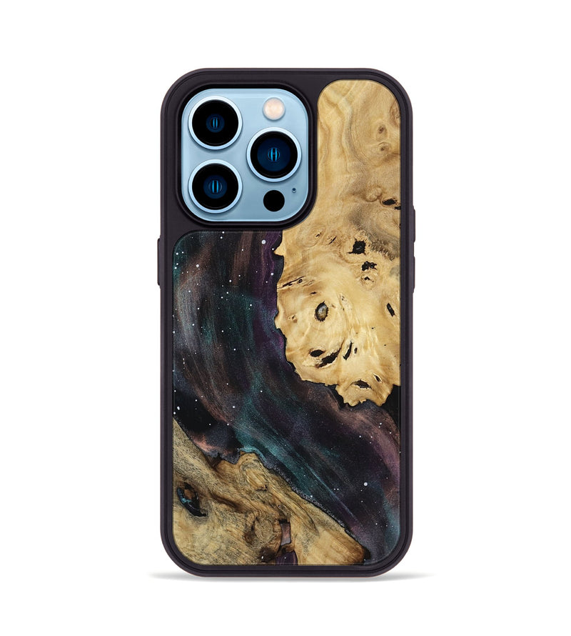 iPhone 14 Pro Wood Phone Case - Cecile (Cosmos, 796613)