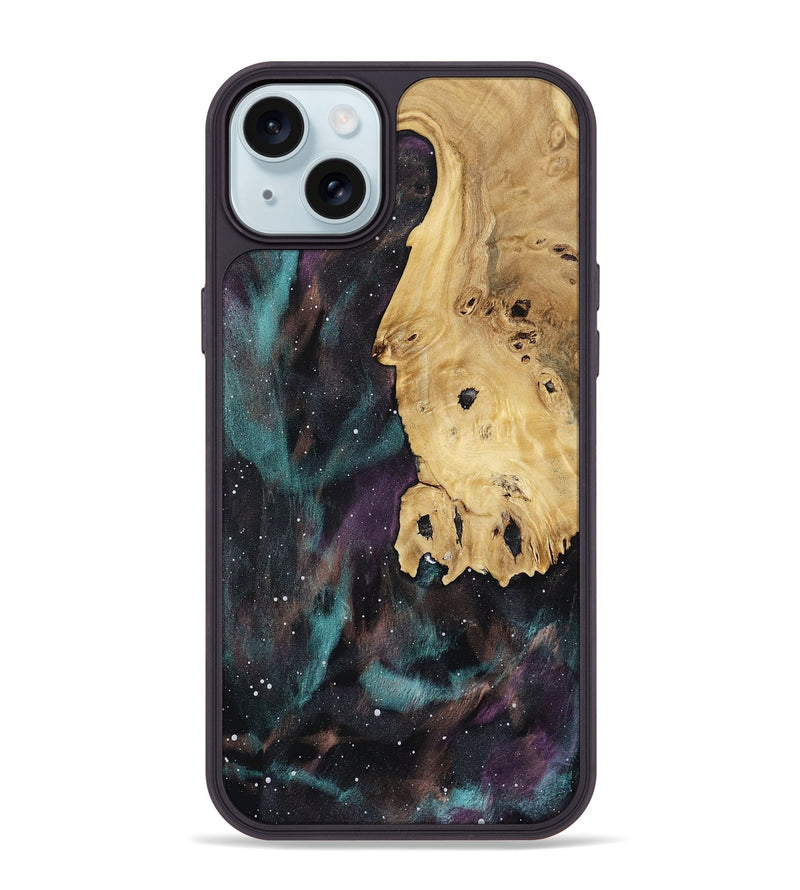 iPhone 15 Plus Wood Phone Case - Teo (Cosmos, 796617)