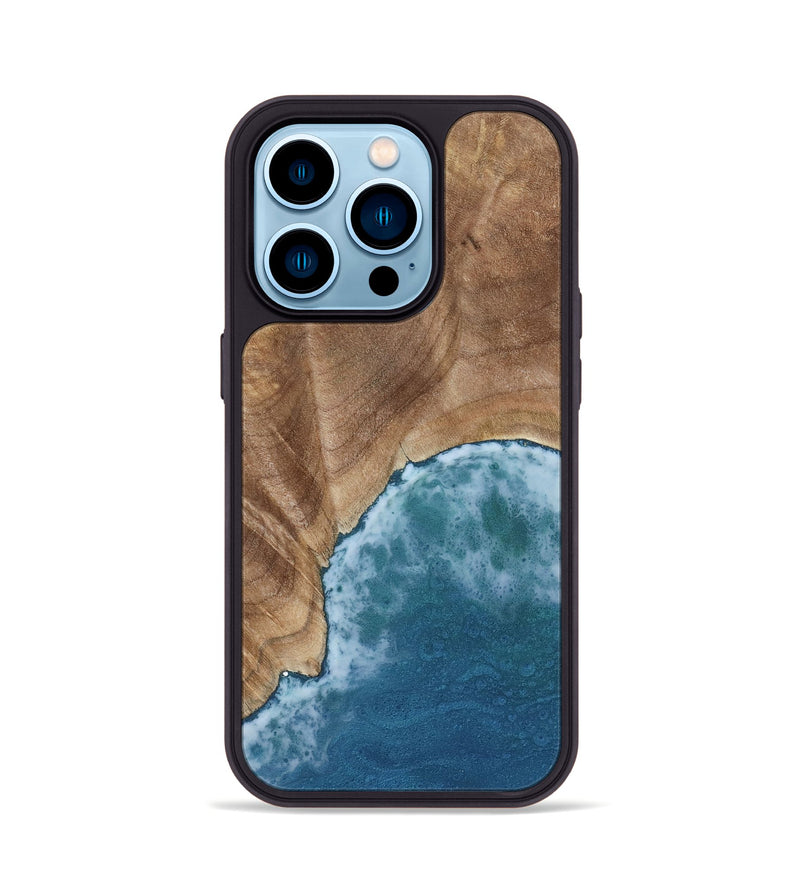 iPhone 14 Pro Wood Phone Case - Lisbeth (Coastal, 796660)