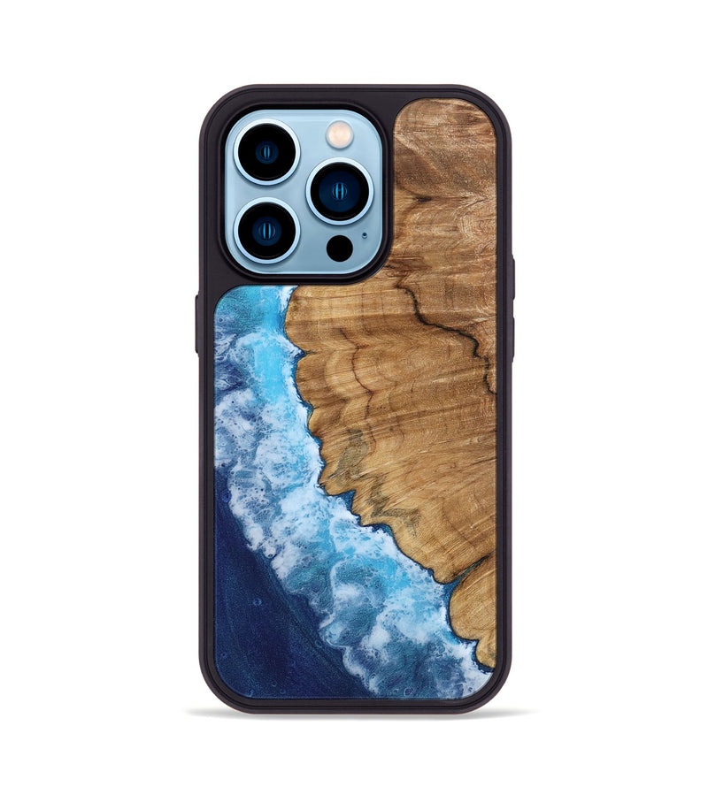 iPhone 14 Pro Wood Phone Case - Mandie (Coastal, 796720)