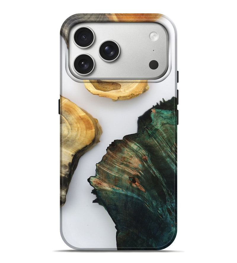 iPhone 17 Pro Max Wood Live Edge Phone Case - Oswald (Clear, 796726)