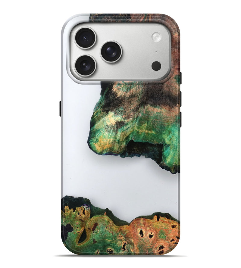iPhone 17 Pro Max Wood Live Edge Phone Case - Mathias (Clear, 796733)