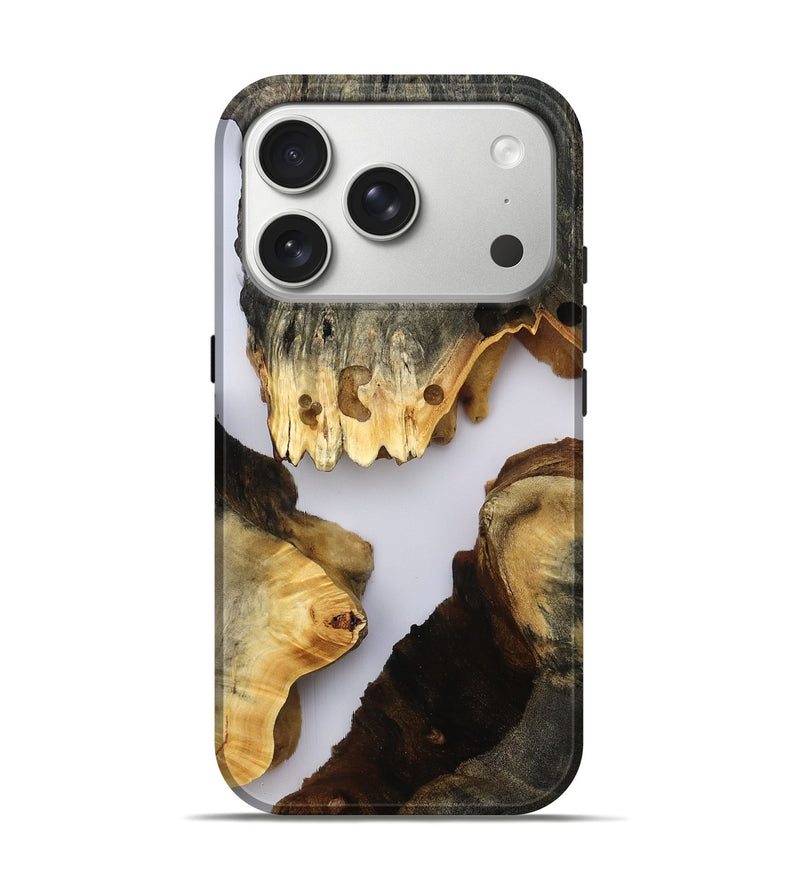 iPhone 17 Pro Wood Live Edge Phone Case - Brant (Clear, 796735)