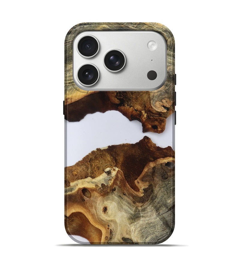 iPhone 17 Pro Wood Live Edge Phone Case - Kisha (Clear, 796738)