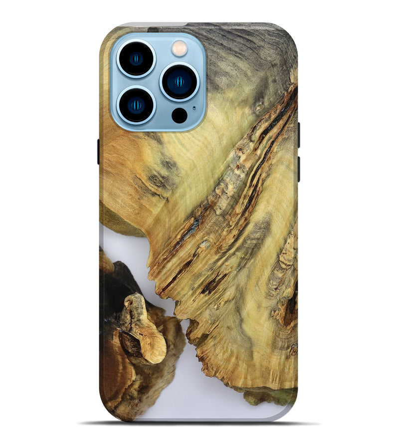 iPhone 14 Pro Max Wood Live Edge Phone Case - Arielle (Clear, 796739)