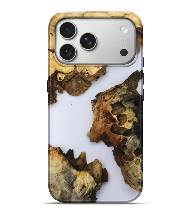 iPhone 17 Pro Max Wood Live Edge Phone Case - Harlow (Clear, 796740)