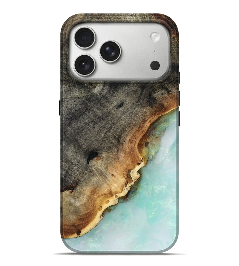 iPhone 17 Pro Max Wood Live Edge Phone Case - Bert (Clear, 796743)