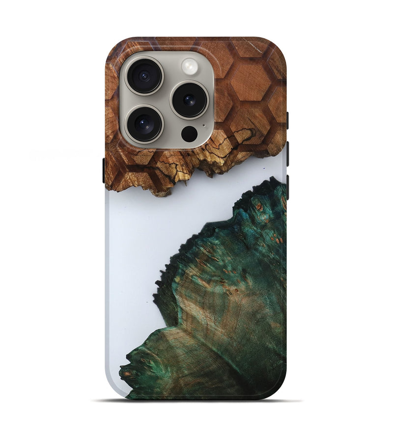 iPhone 16 Pro Wood Live Edge Phone Case - Levy (Clear, 796745)
