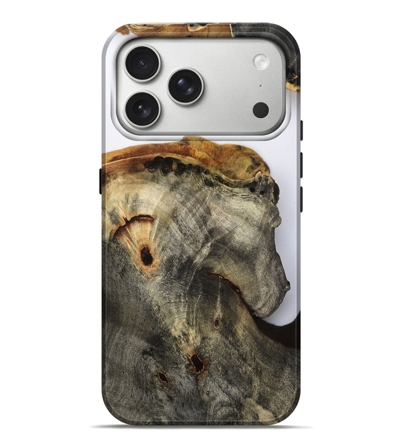 iPhone 17 Pro Max Wood Live Edge Phone Case - Earle (Clear, 796750)