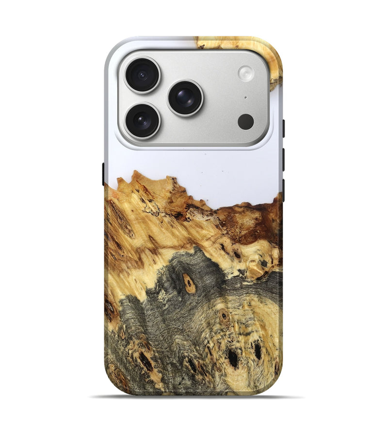 iPhone 17 Pro Wood Live Edge Phone Case - Addisyn (Clear, 796758)
