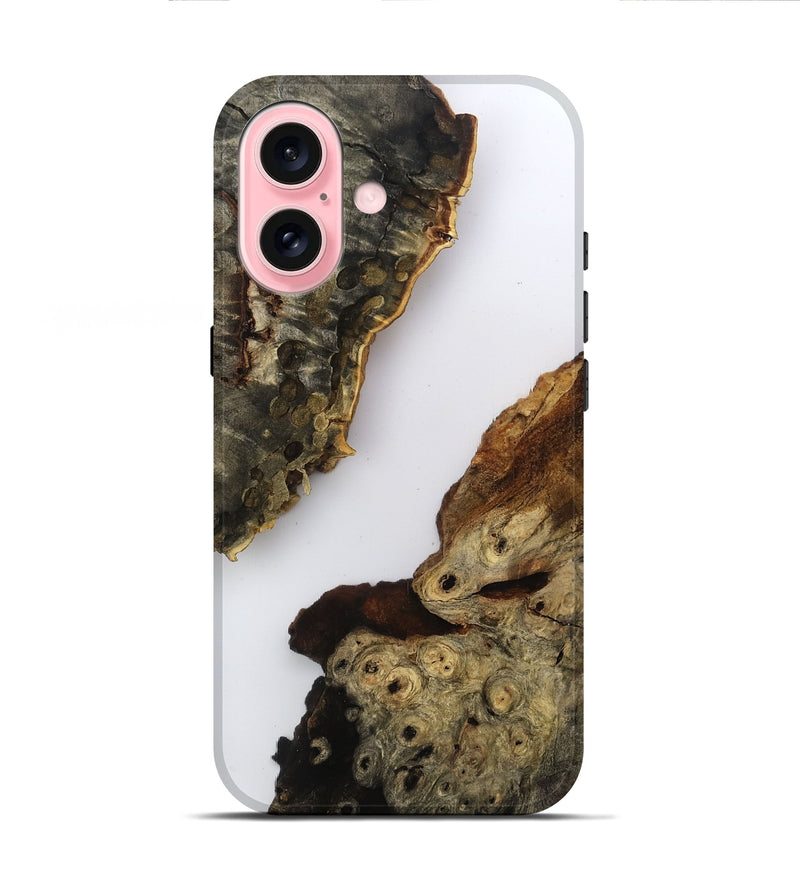 iPhone 16 Wood Live Edge Phone Case - Jaheim (Clear, 796761)