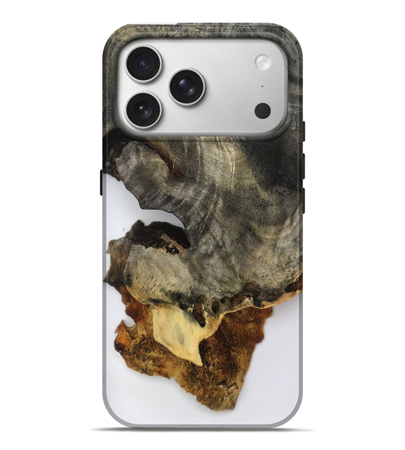 iPhone 17 Pro Max Wood Live Edge Phone Case - Hallie (Clear, 796763)