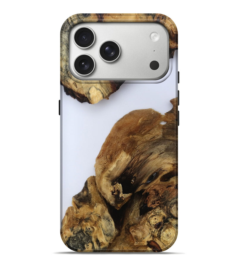 iPhone 17 Pro Max Wood Live Edge Phone Case - Kittie (Clear, 796765)