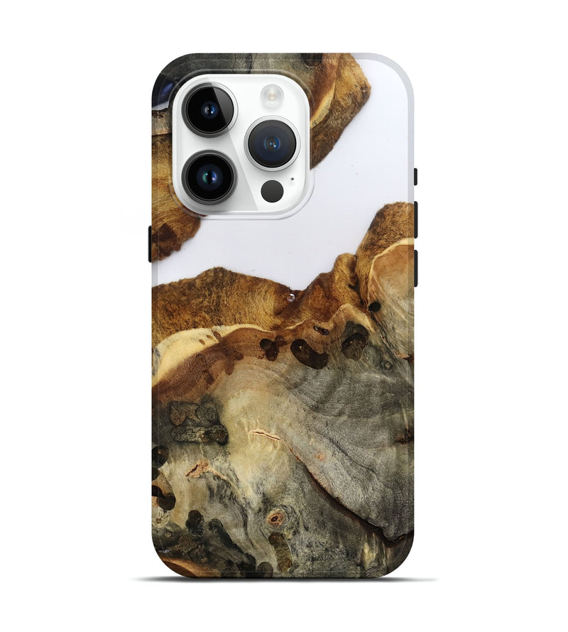 iPhone 15 Pro Wood Live Edge Phone Case - Louann (Clear, 796767)