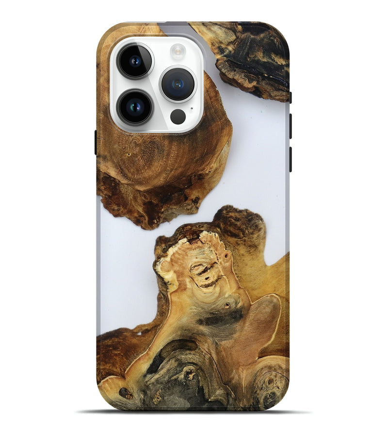 iPhone 15 Pro Max Wood Live Edge Phone Case - Jesse (Clear, 796769)