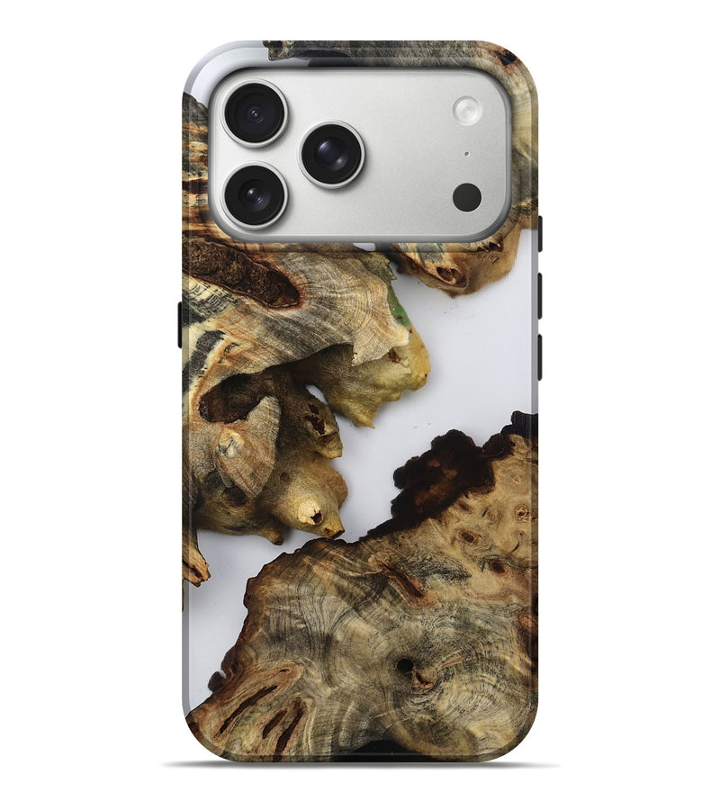 iPhone 17 Pro Max Wood Live Edge Phone Case - Roy (Clear, 796771)