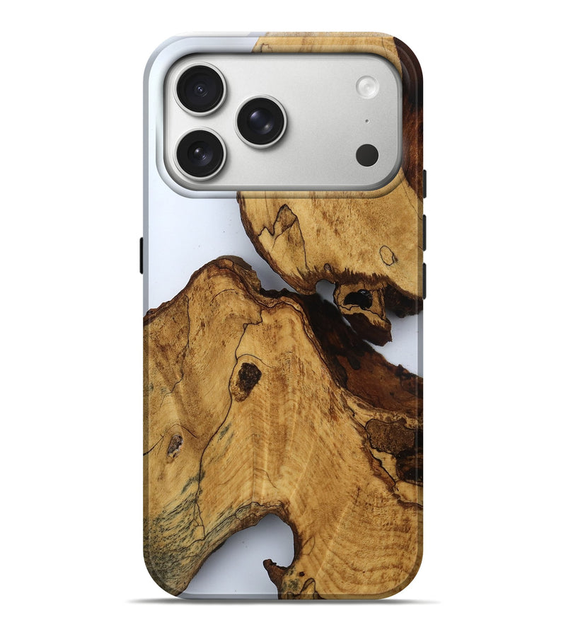 iPhone 17 Pro Max Wood Live Edge Phone Case - Ava (Clear, 796772)