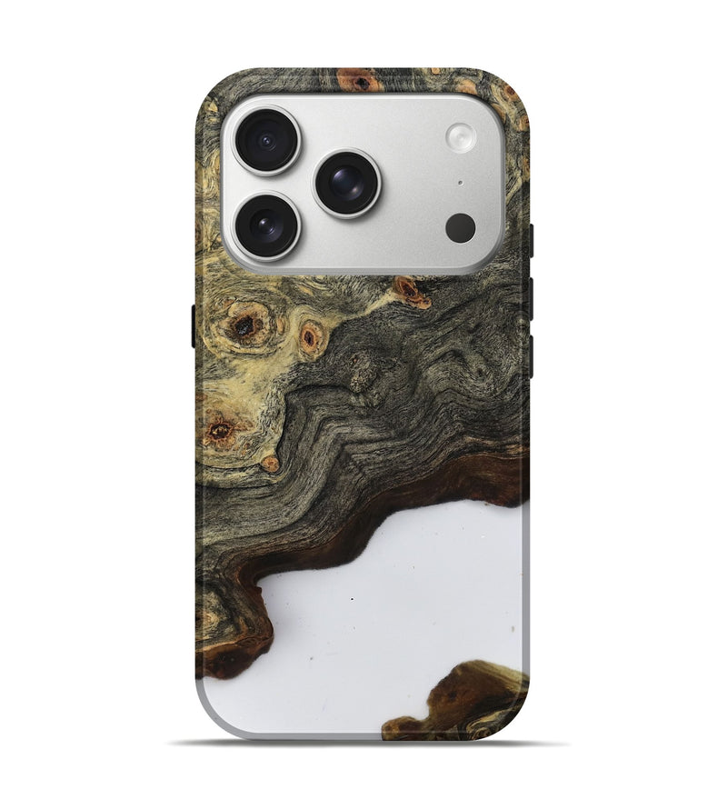 iPhone 17 Pro Wood Live Edge Phone Case - Bella (Clear, 796779)