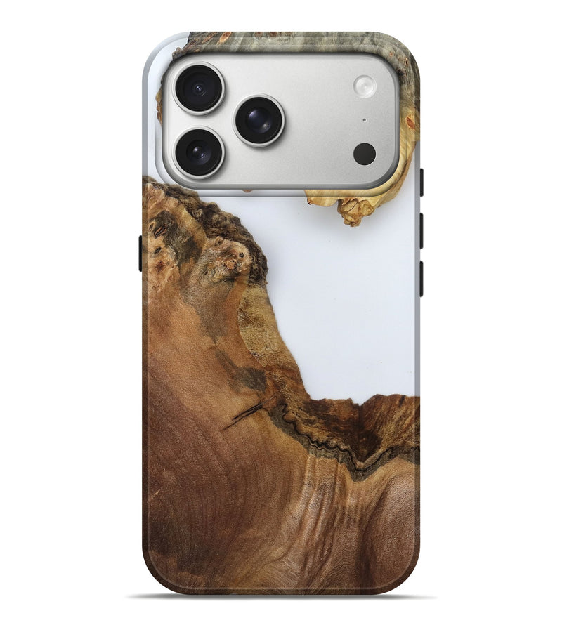 iPhone 17 Pro Max Wood Live Edge Phone Case - Allison (Clear, 796781)