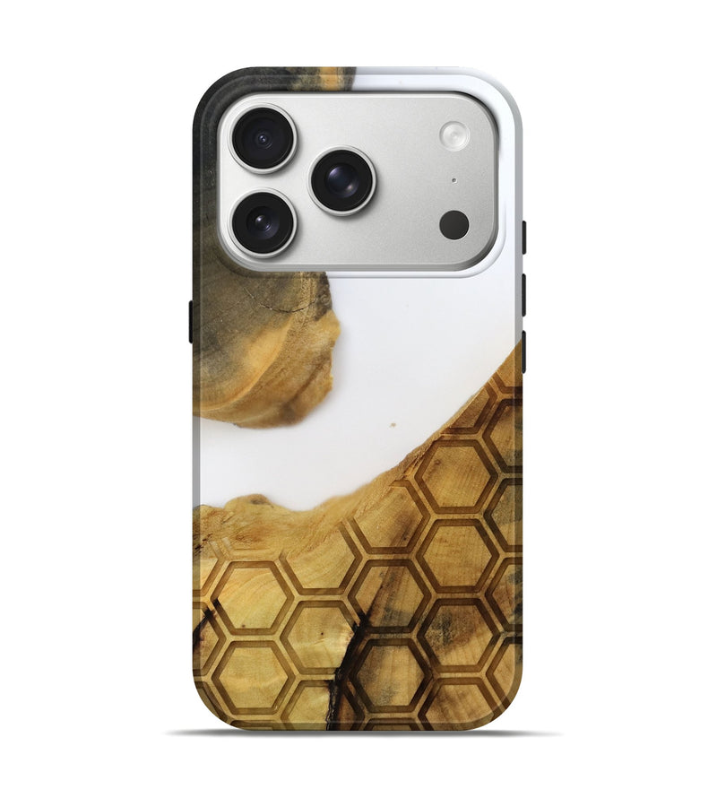 iPhone 17 Pro Wood Live Edge Phone Case - Mammie (Clear, 796788)