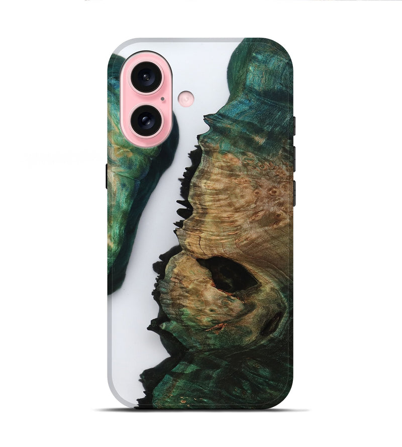 iPhone 16 Wood Live Edge Phone Case - Ami (Clear, 796791)