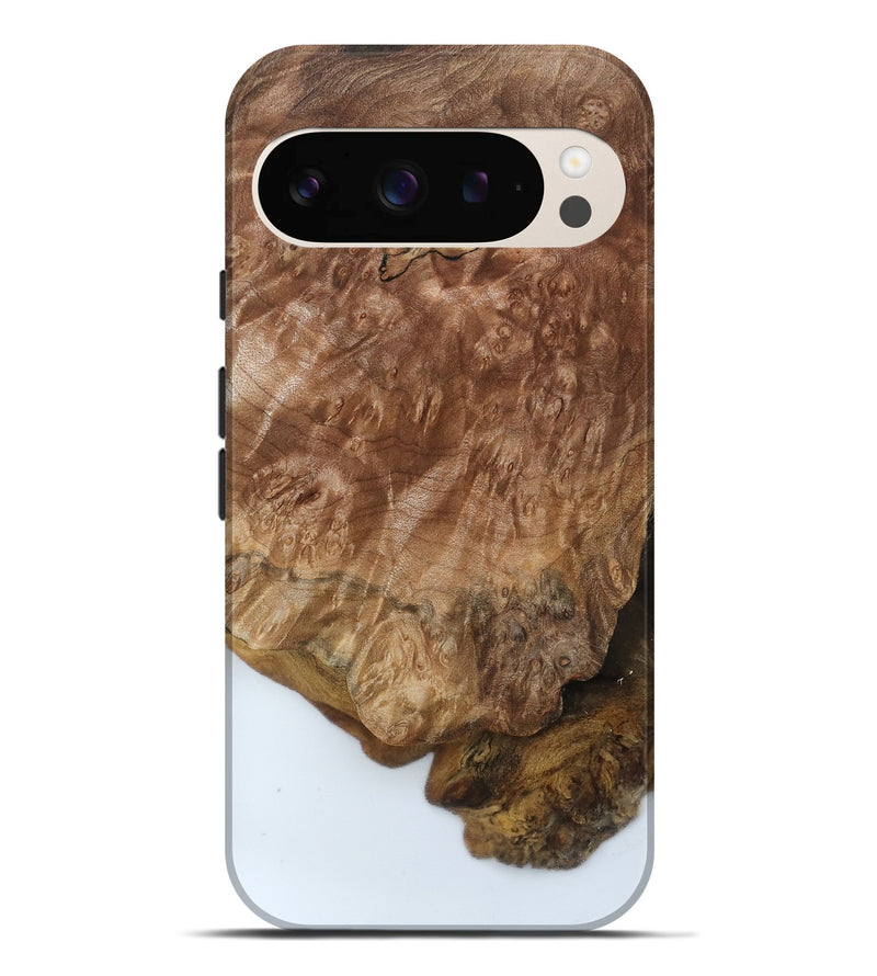 Pixel 9 Pro XL Wood Live Edge Phone Case - Octavio (Clear, 796793)